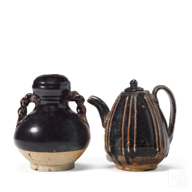 宋 磁州窯系器皿兩件 | TWO CIZHOU-TYPE VESSELS